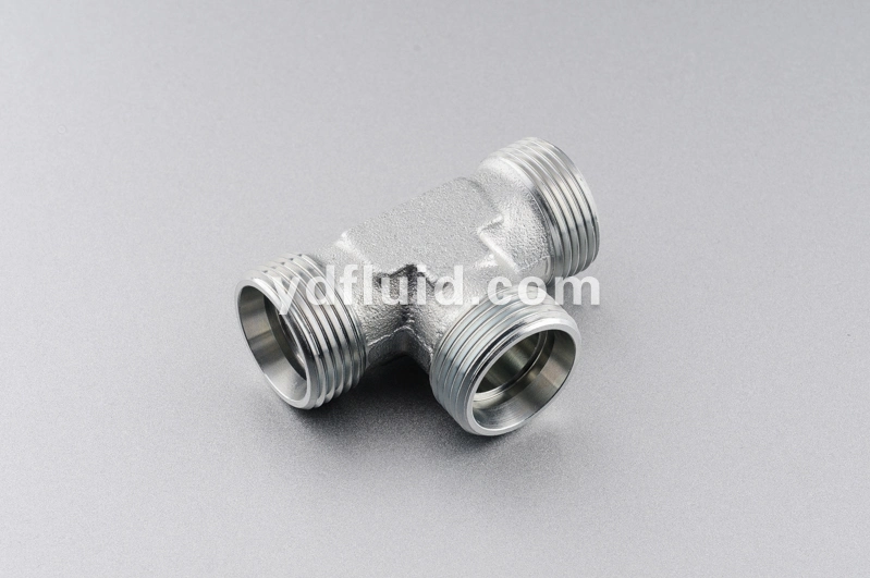 Bsp/Jic/Metric Union Tee Hydraulic Fitting