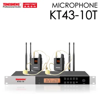 Microfono auricolare wireless UHF Microfono palmare Microfono altoparlante per conferenze