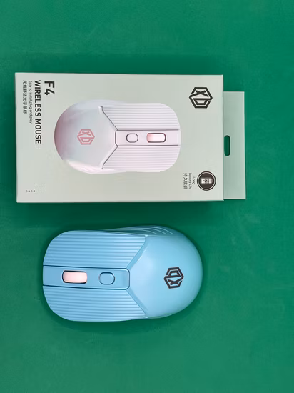 Mouse wireless ricaricabile illuminato a LED ottico Amazon con illuminazione del logo